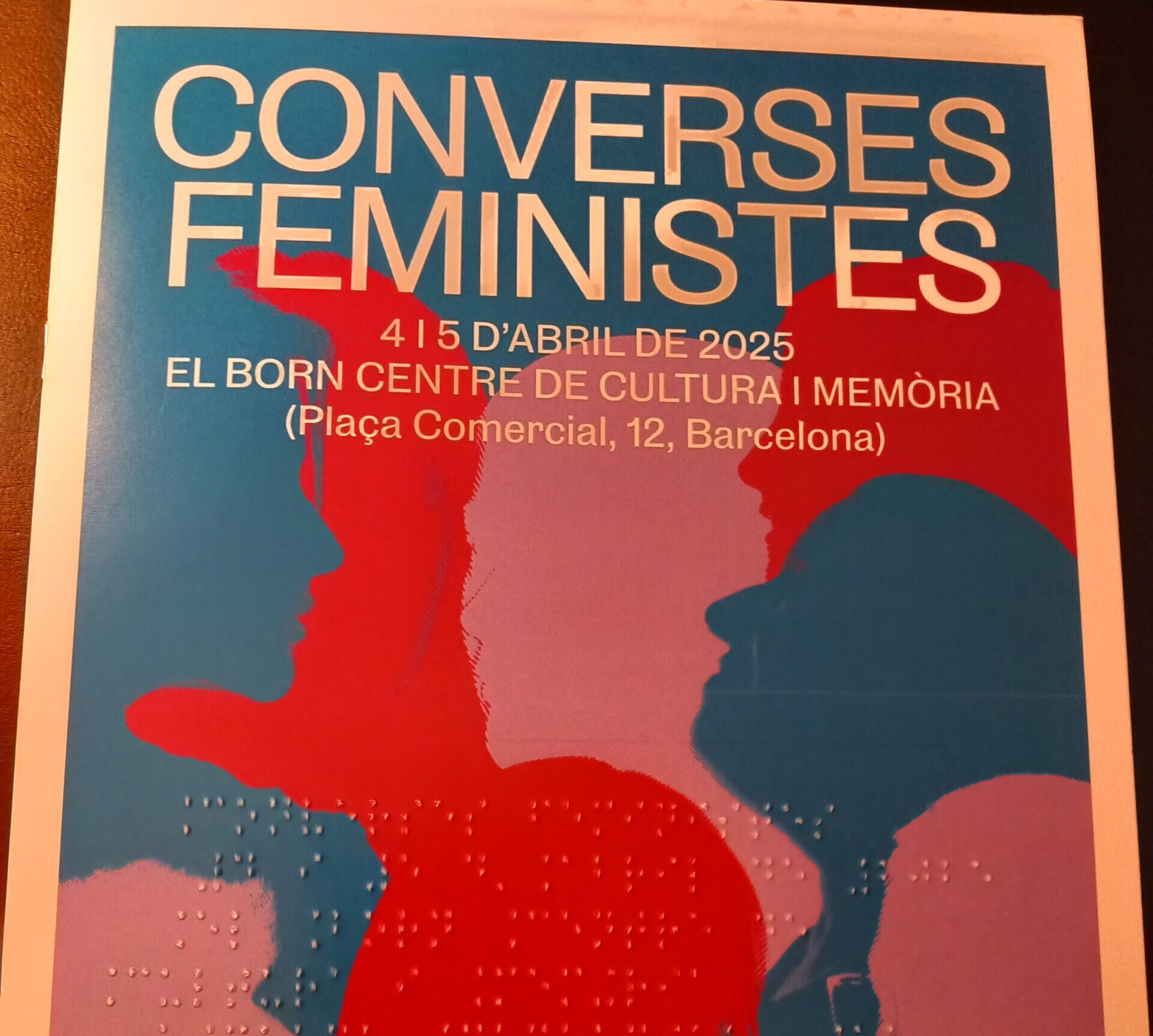 Fulletó accessible Converses feministes Ajuntament de Barcelona